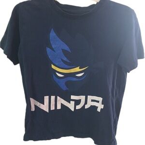 Ninja Kids Blue Graphic T-Shirt